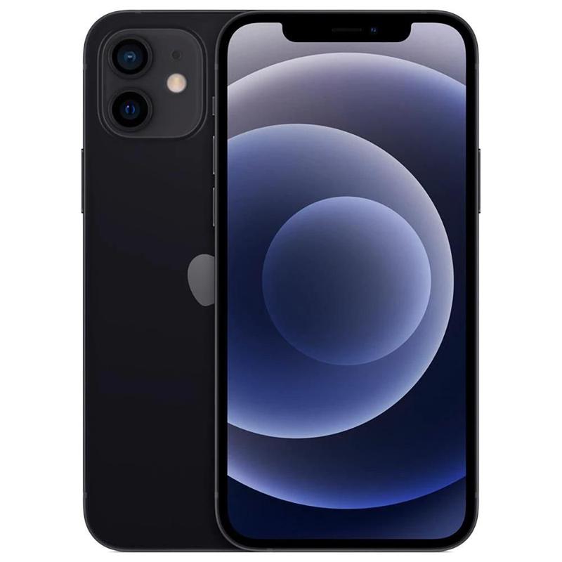 Usado: iPhone 12 64GB Preto Bom - bateria 70% - Trocafy - Apple
