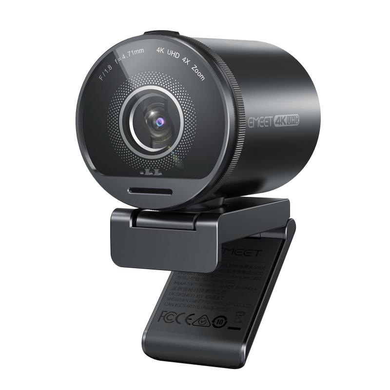 EMEET SmartCam S800 新品 Webcam EMEET SmartCam S800 - 4K com Transmissão em 1080p a 60fps