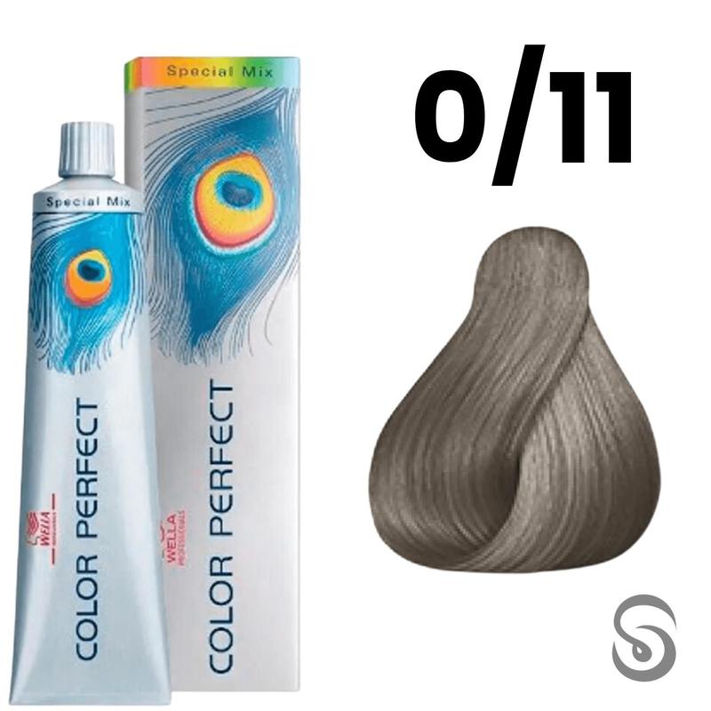 Wella Perfect Color 0/11 Cinza Intenso Special Mix 60ml - Tinta de