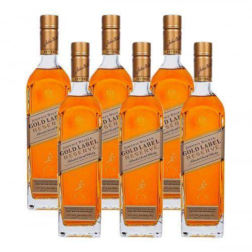 Whisky Escocês Johnnie Walker Gold Reserve 750ml Caixa com 6