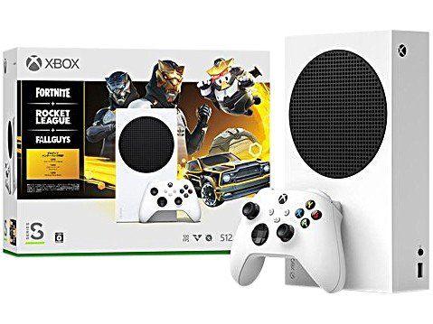 Xbox Series S 2020 512GB 1 Controle Branco - Microsoft com 3 Jogos