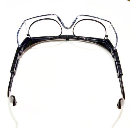 Imagem de 01 Óculos Segurança C/ Clipon P/ Colocação Grau Ca 9722 Revenda equipamento proteção individual epi armação oculos uv400 lente 