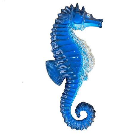 02 Cavalos Marinhos Decoração Enfeite Piscina Praia 63cm - MJDECOR Imagem de 02 Cavalos Marinhos Decoração Enfeite Piscina Praia 63cm
