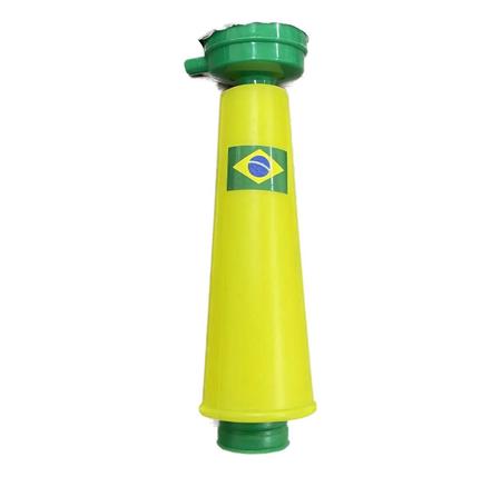 Imagem de 02 Corneta Do Brasil Para Copa Do Mundo Hexa Festas Vuvuzela