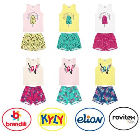 Imagem de 03 Conjuntos Calor Menino/Menina Kyly, Brandili, Elian E Rovitex Infantil e Juvenil