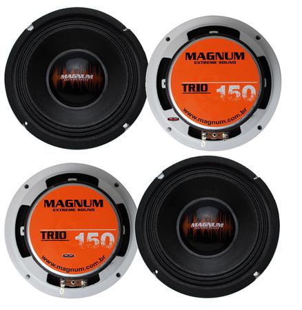 Par Alto Falante Magnum 6 Polegadas fusion 200w Rms Cada Woofer Mèdio Grave  Paredão - Woofer - Magazine Luiza