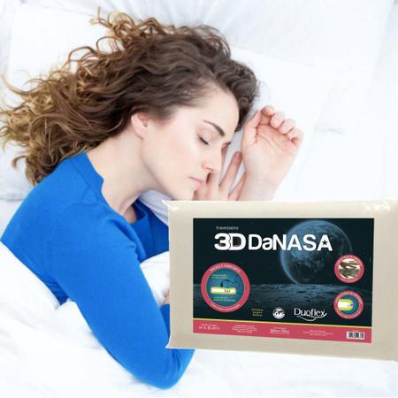 Imagem de 04 Travesseiros Da Nasa 3D Confortável Antialérgico