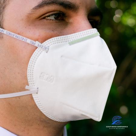 Imagem de 05 Máscaras 3M 9920H de Proteção Respiratória - Respirador PFF2  para Riscos Biológicos n95