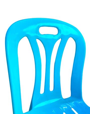 Imagem de 06 Cadeiras Infantil de Plástico Para Estudar Desenhar e Brincar Diversas Cores