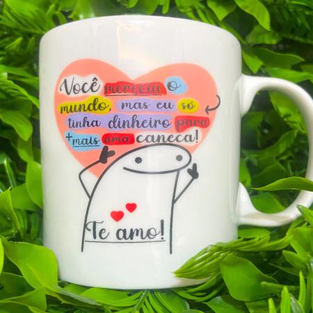 1 caneca xícara porcelana flork bento meme palito divertida - Envio Rápido  - Rosa Decor Home - Caneca - Magazine Luiza