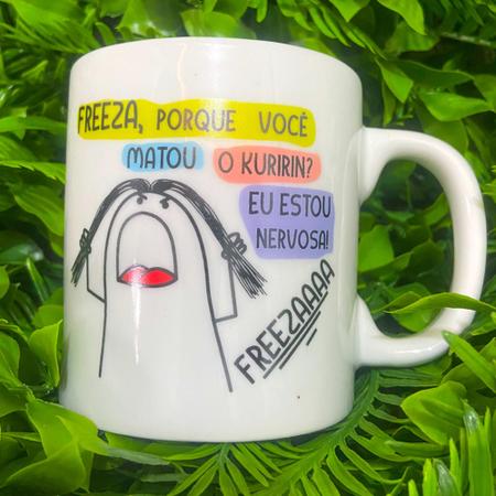 1 caneca xícara porcelana flork bento meme palito divertida - Envio Rápido  - Rosa Decor Home - Caneca - Magazine Luiza