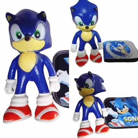 Kit 6 Bonecos Sonic e Seus Amigos Coleção Infantil - Bonecos