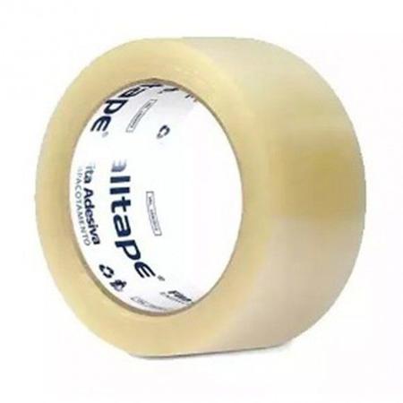 1 Fita Adesiva Transparente Larga Durex Para Embalar 45x100 - Alltape Imagem de 1 Fita Adesiva Transparente Larga Durex Para Embalar 45x100