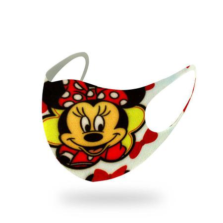 Imagem de 1 Máscara Lavável Infantil do Desenho Minnie Mouse Neoprene