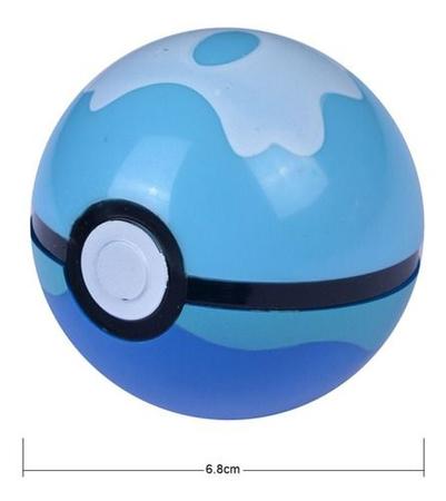 1 Pokebola Pokemon Brinquedo + 10 Bonecos Infantil