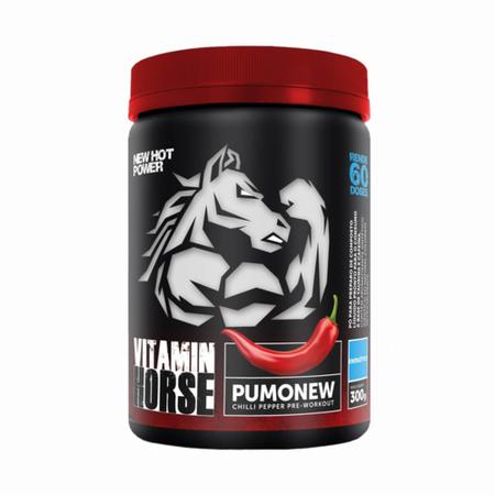 Imagem de 1 pré treino pumonew 300g - vitamin horse - energetico