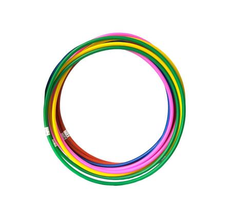 Imagem de 10 Bambolês Arco Infantil Reforçado 55cm Colorido Atacado