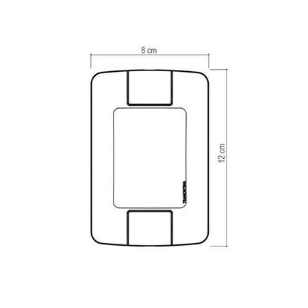 Imagem de 10 Conjuntos Tomada Tramontina Aria 4x2 10a 2P+T Parafuso oculto