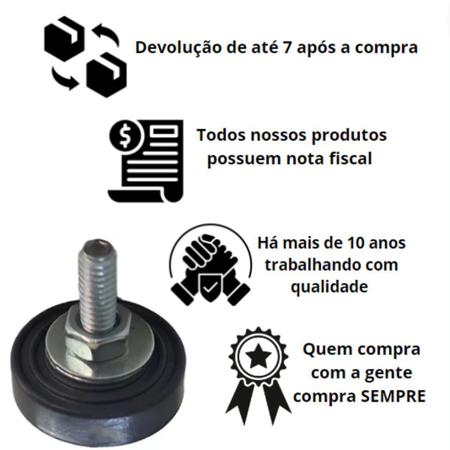 Imagem de 10 Kit  Porcas De Borracha Para Instalação Ar Condicionado