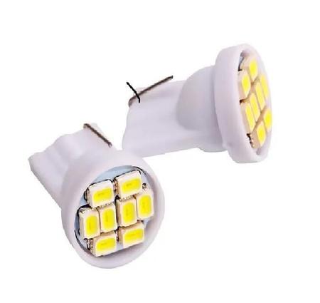 Imagem de 10 Leds Lâmpada T10 8 Leds Smd Pingo Luz W5W 1026 Carro Moto