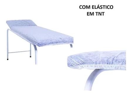 10 Lençol Descartável Maca Elastico 2,00X0,90 Hospitalar Tnt - Aradesc Imagem de 10 Lençol Descartável Maca Elastico 2,00X0,90 Hospitalar Tnt