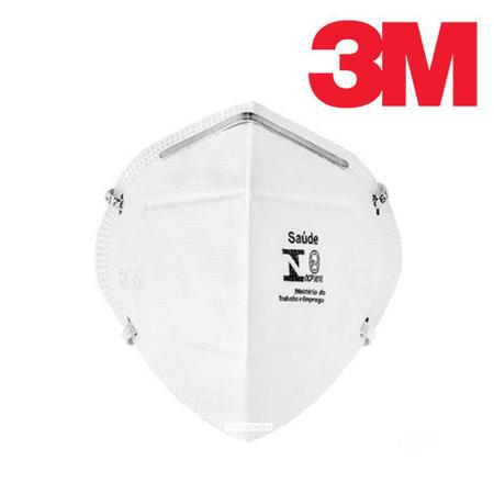 Imagem de  10 Máscara de Proteção Respiratória Respirador PFF-2 (S) para Riscos Biológicos 3M - 9920H
