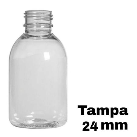 Imagem de 10 Mini Frasquinhos Plastico Pet 100ml Tampa Rosca Frasco