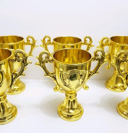 CRAFTHROU 10 peças de troféu mini decoração prêmios para