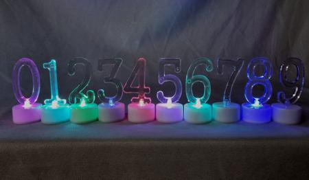 Led Neon Números (0 ao 9) – Topo de Bolo Festas