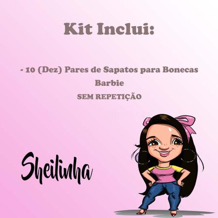 Kit Roupa Para Boneca Barbie Roupinha Mais Sapato Vestido de Tecidos Ótimo  Acabamento - GIFTTIMPORT - Roupa de Boneca - Magazine Luiza