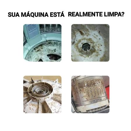 Imagem de 10 Pçs Pastilhas Limpa Tambor Cesto Máquina De Lavar Roupas Antibactéria