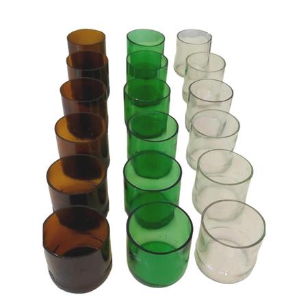 Imagem de 10 Pote De Vidro Para Vela, Mini Vaso, Decoração de Mesa Kit