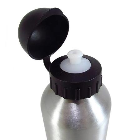 Imagem de 10 Squeeze Sublimação Garrafa Aluminio Prata 500ml