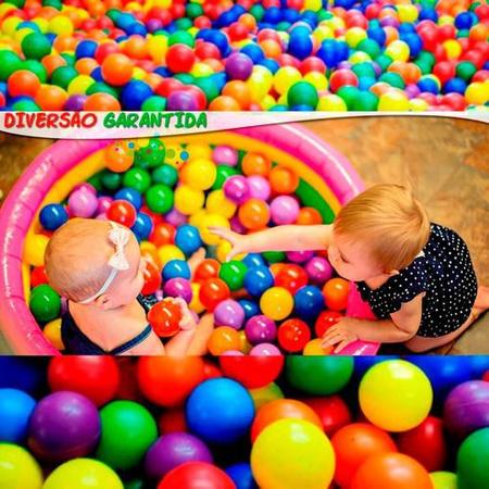 100 Bolinhas Coloridas Crianças Playground Jogos Piscina