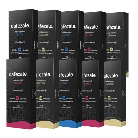 Imagem de 100 Cápsulas Compatíveis Nespresso Café Cafezale