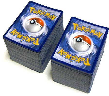 100 Cartas Pokemon Originais Sem Repetições Com 05 Brilhantes