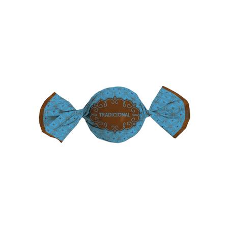 Imagem de 100 embalagens para trufas/bombons gostosura tradicional azul  14,5x15,5cm cromus