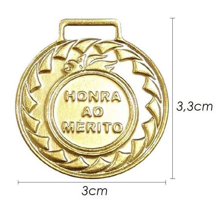 MEDALHAS ESPORTIVAS PREMIAÇÃO HONRA AO MÉRITO 36 MM - CRESPAR