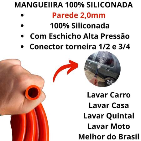 Imagem de 100 Metros Mangueira Silicone  1/2 X 2mm Grande Não Dobra 