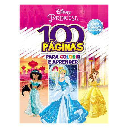 100 paginas para colorir disney - princesas - Livro de Colorir - Magazine  Luiza