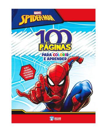 93 desenhos do Homem Aranha para colorir