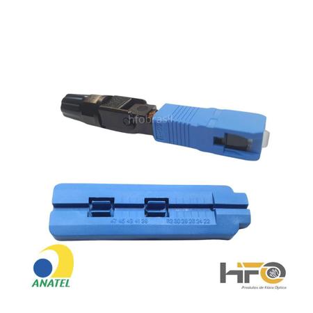 Imagem de 100 Pçs Conector Fast Rápido Ftth Sc Upc ul Reutilizável