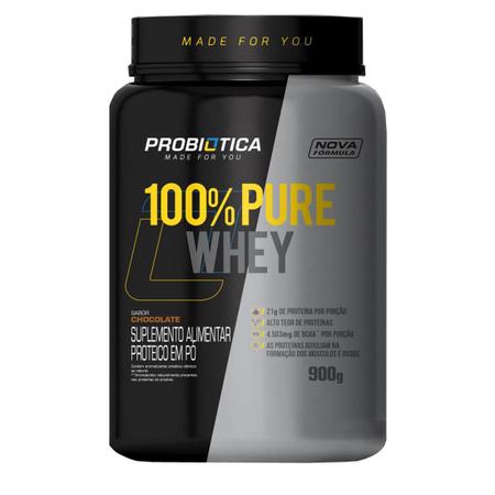 Imagem de 100% Pure Whey Nova Formula 900g Probiótica