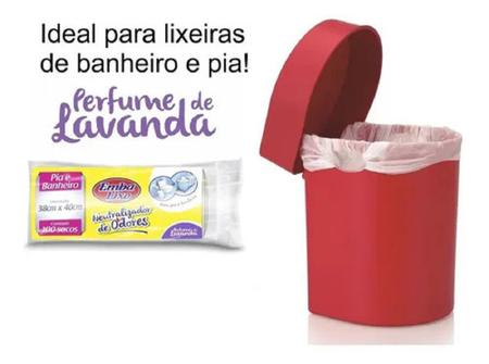 Imagem de 100 Sacos P/ Lixo Perfumado Para Pia Banheiro Neutral Odores