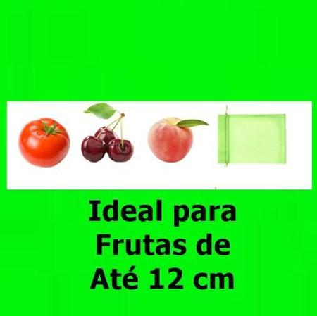 Imagem de 100 Saquinho Organza Protegue Fruta No Pé 17X23 Cm Ecologica