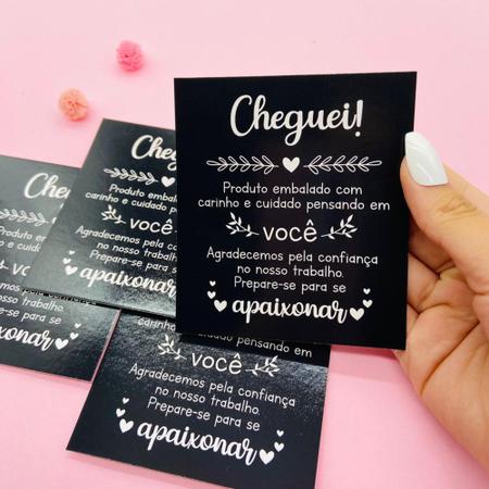 100Un Postal De Agradecimento Maquiagem - Preto em Promoção na Americanas