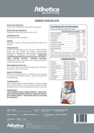 100% Whey Flavour (900G) Chocolate - Atlhetica Nutrition Imagem de 100% Whey Flavour (900G) Chocolate - Atlhetica Nutrition