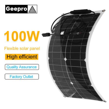 Imagem de 100W Painel Solar Kit de Painel Solar Flexível com Controlador 30
