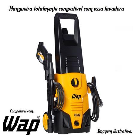Imagem de 10m Mangueira Desentupidora Wap Eco Power 2200 Lavadora Alta Pressão