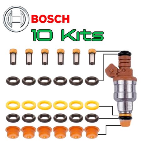 Imagem de 10X Kits de Reparo Bico Injetor Omega Marea 0280150962